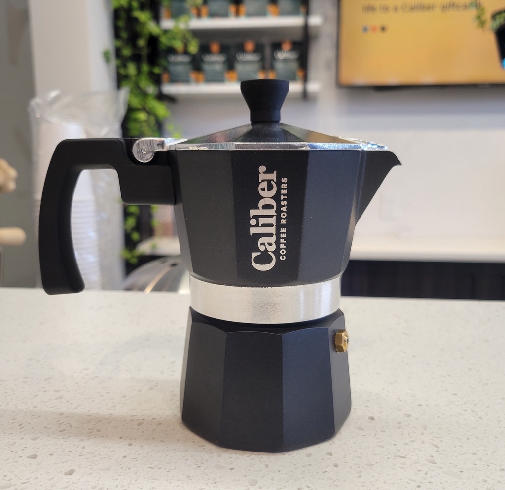[PPR-1106] Perk Point Reward - Caliber Grosche MILANO Stovetop Espresso Maker Black 3 Cup