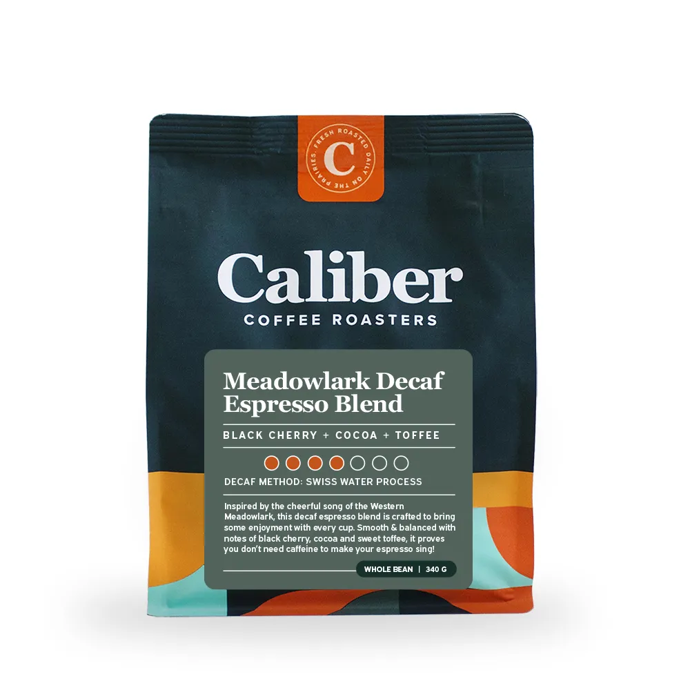 Caliber Meadowlark Decaf Espresso Blend Beans Bag/340 g