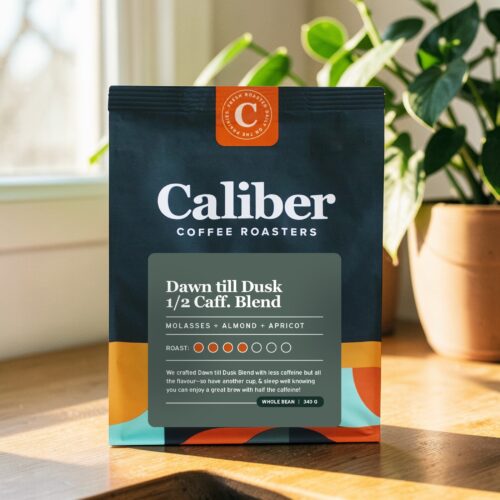 Dawn till Dusk 1/2 Caff. Blend Beans Bag/340 g