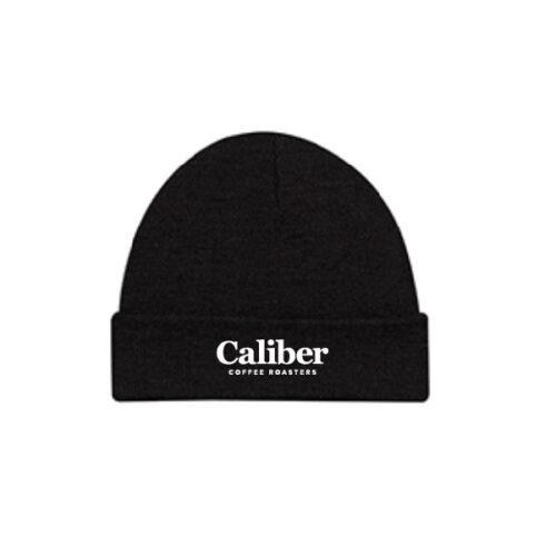 Caliber Embroidered Logo Toque Black
